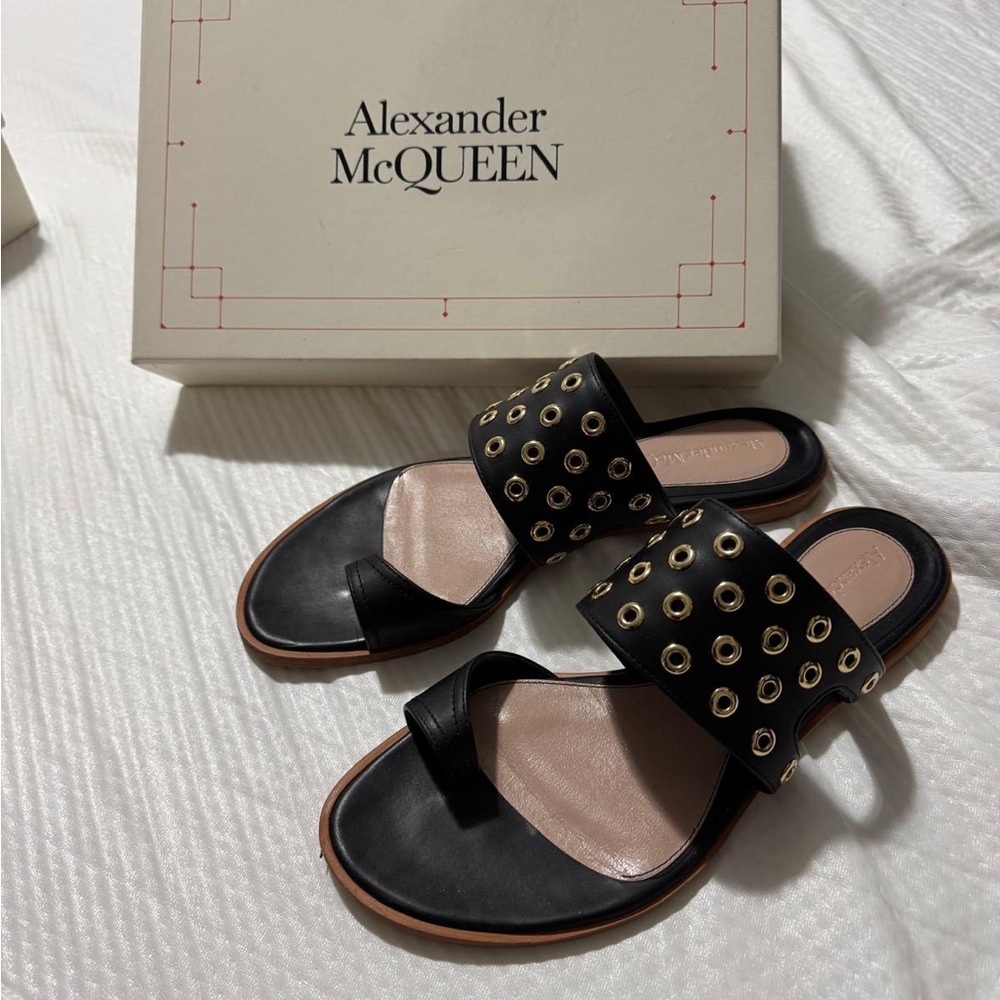 Alexander McQueen Black Sandals